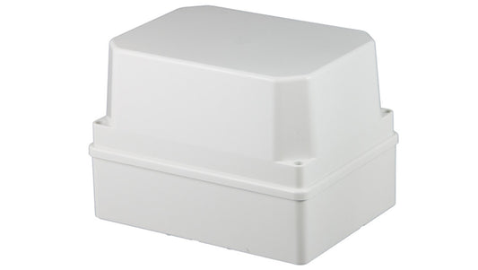 Puszka n/t hermetyczna 190x140x140 bez dławików wysoka IP65 szara S-BOX 416H