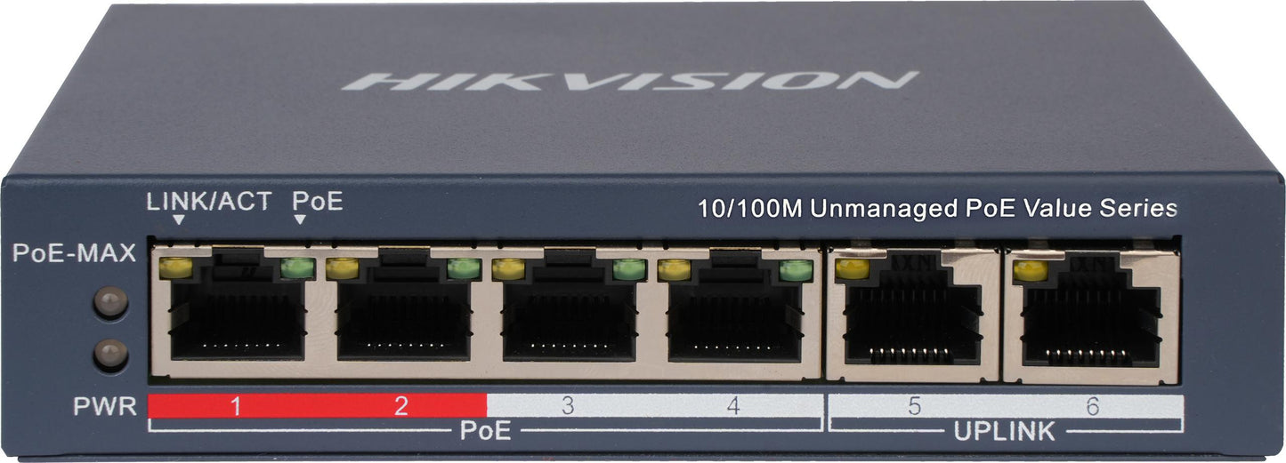 Switch Hikvision DS-3E0106P-E/M(B)