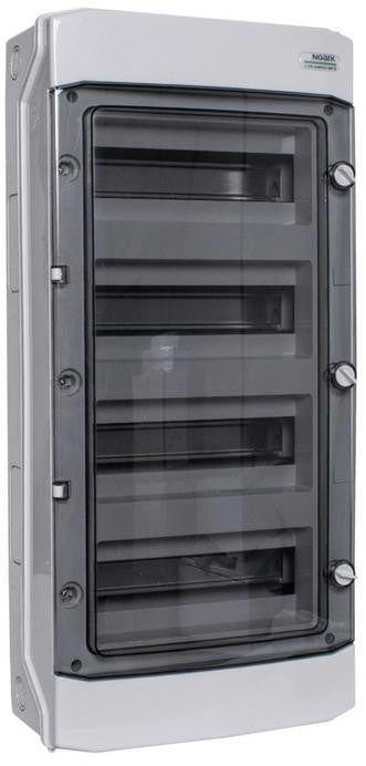 PLASTIKOWA OBUDOWA INSTALACYJNA Natynkowa IP65 4X12 modułów. PHS 48T NOARK 110814