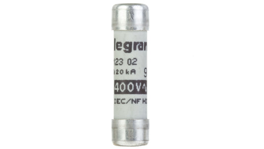 Wkładka bezpiecznikowa cylindryczna 8,5x31,5mm 2A gG 400V 012302