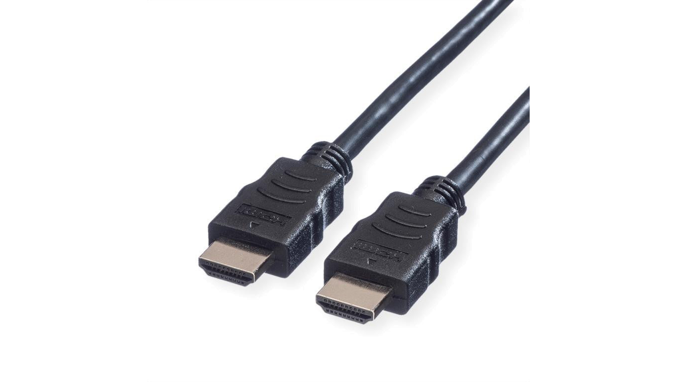 VALUE HDMI High Speed Cable met Ethernet M-M, zwart, 2 m
