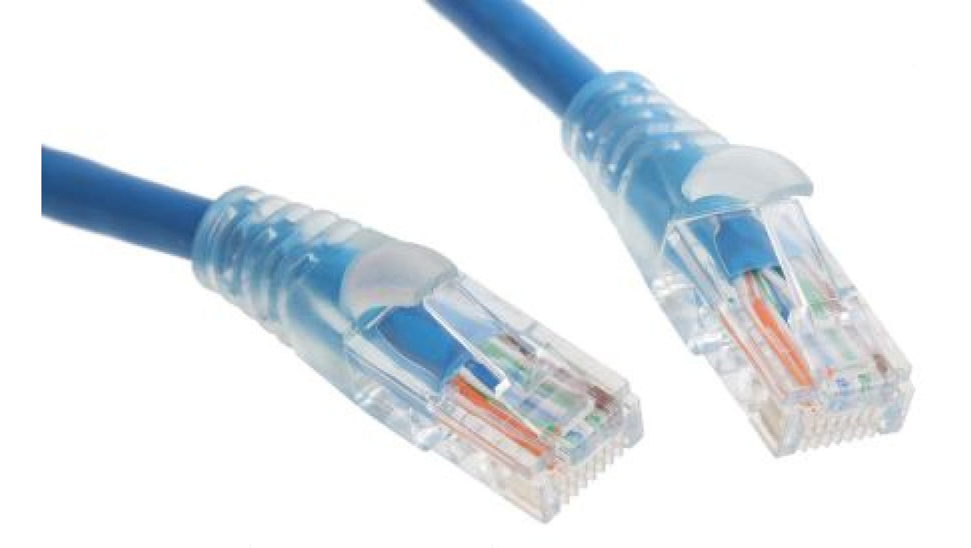 Kabel kat. 5e U/UTP Niebieski 1m