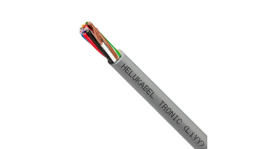 Przewód sterowniczy TRONIC LIYY 300/500V 12x0,5 szary linka Helukabel /100m/