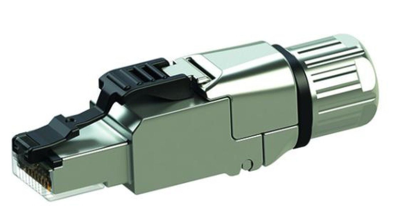 Telegärtner Wtyk STX ekranowany RJ45 Kat.6A skręcany T568B na drut AWG24-22 linkę AWG27-22