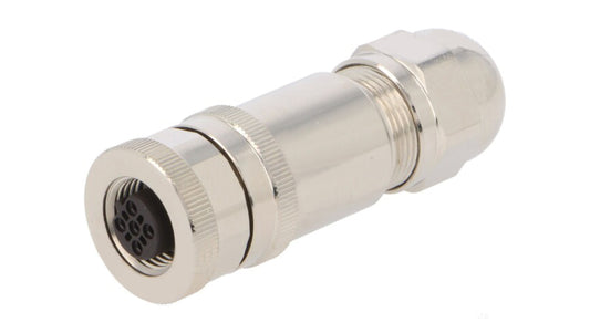 Złącze okrągłe M12 żeńskie proste ekranowane 5-PIN 60V PG7 T4110411051-000