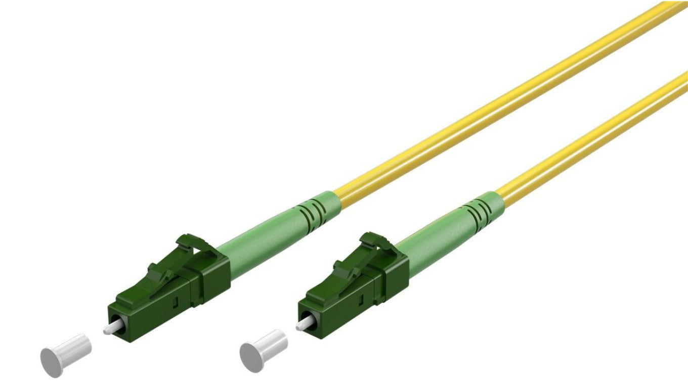 Kabel światłowodowy (FTTH), Singlemode (OS2) Yellow, Żółty (Simplex), 20 m - Długość kabla 20 m