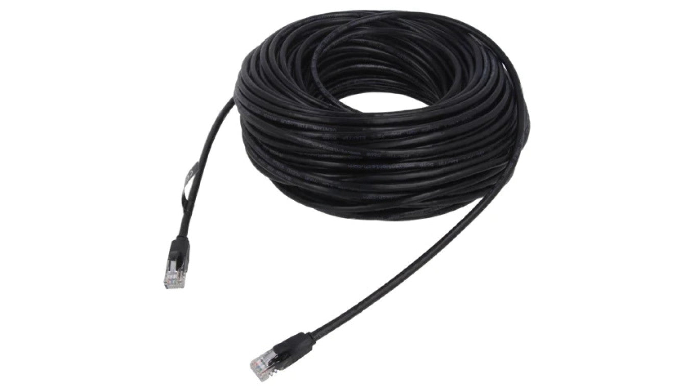Patch cord U/UTP 6 linka CCA PVC czarny 15m 26AWG IBEBN