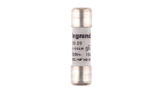 Wkładka bezpiecznikowa cylindryczna 10x38mm 20A gG 500V HPC 013320
