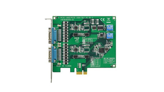 2-portowa RS-232/422/485 PCIe Karta komunikacyjna z zabezpieczeniem przeciwprzepięciowym PCIE-1602B-AE
