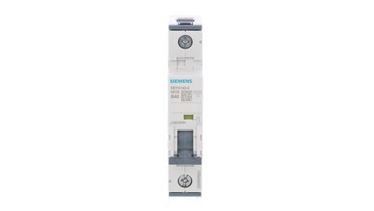 Wyłącznik nadprądowy 1P B 40A 10kA AC SENTRON 5SY4140-6