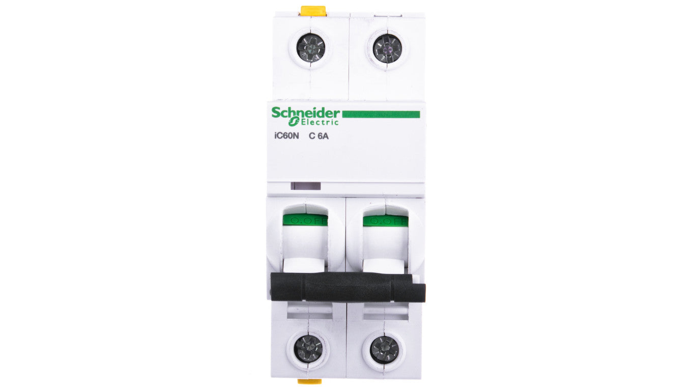 Wyłącznik nadprądowy 2P C 6A 6kA AC iC60N-C6-2 Acti9 A9F04206