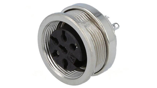 Złącze M16 gniazdo żeńskie -PIN 6 5A 300V C091A T3403000U