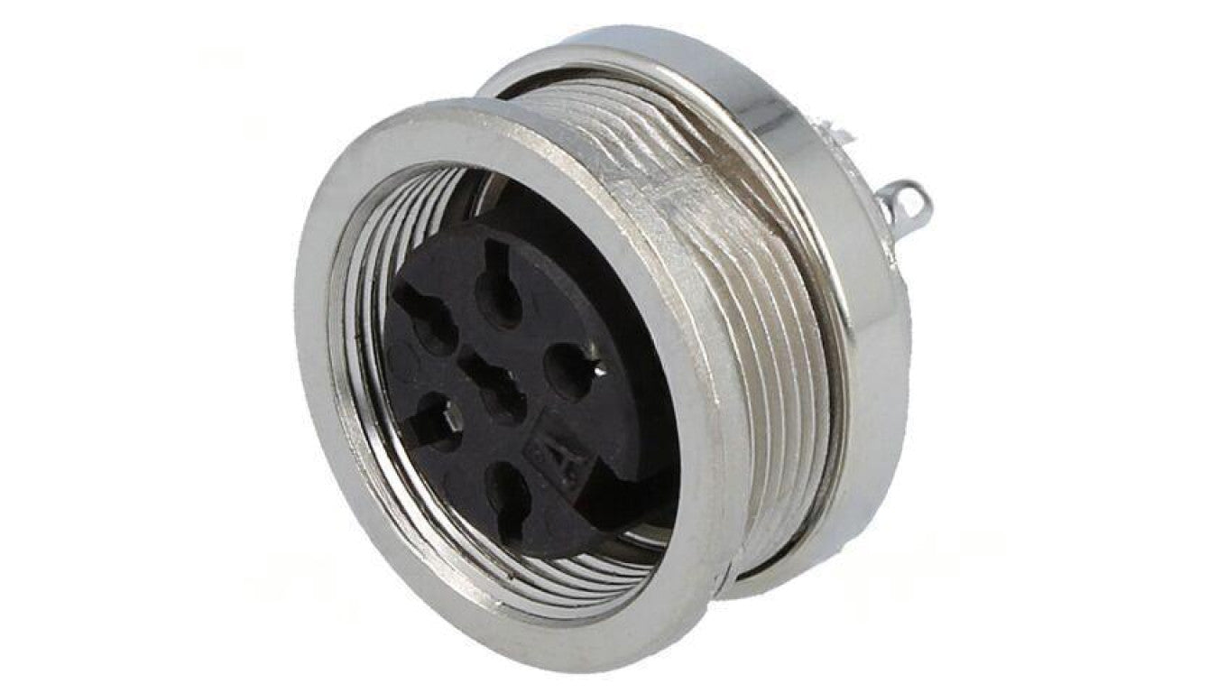 Złącze M16 gniazdo żeńskie -PIN 6 5A 300V C091A T3403000U