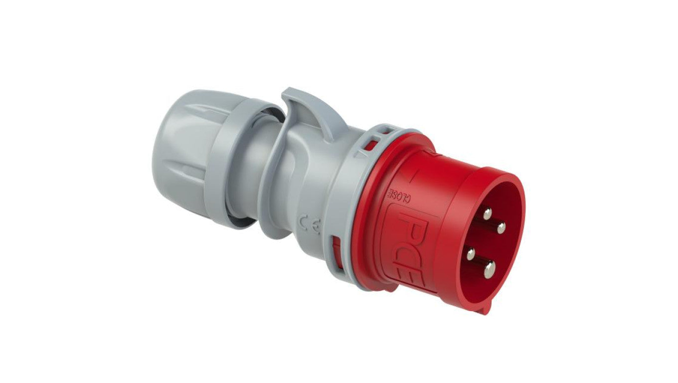 Wtyczka siłowa 4p 32A 400V przenośna IP44 TURBO SHARK PCE na kabel