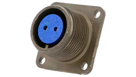 Złącze okrągłe -PIN 2 rozmiar 14S 97 stop aluminium 97-3102A-14S-9S