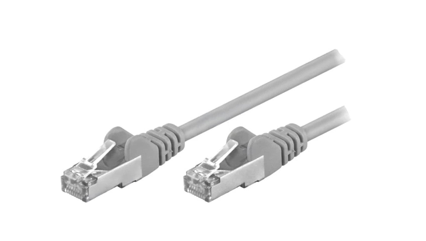 Patch cord F/UTP 5e linka CCA PVC szary 25m 26AWG 95613