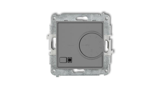 ICON Mechanizm elektronicznego regulatora temperatury z czujnikiem podpodłogowym szary mat 27IRT-1