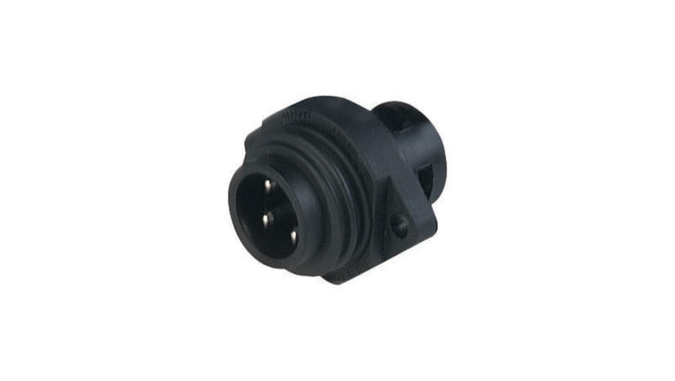 Okrągłe złącze zasilające panelowe (seria CA) męskie 4-PIN(3+PE) 400 VAC/230 VDC 16 A AC/10 A DC CA 3 GS 932322100