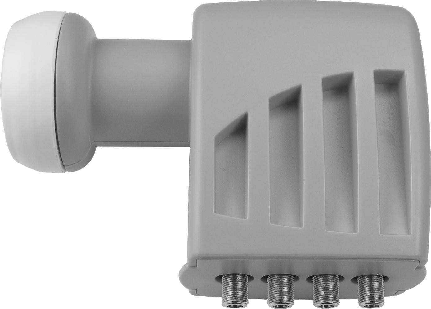 LNB offset Quattro 4 wyjścia: Hh-Vh-Hl-Vl - Szary