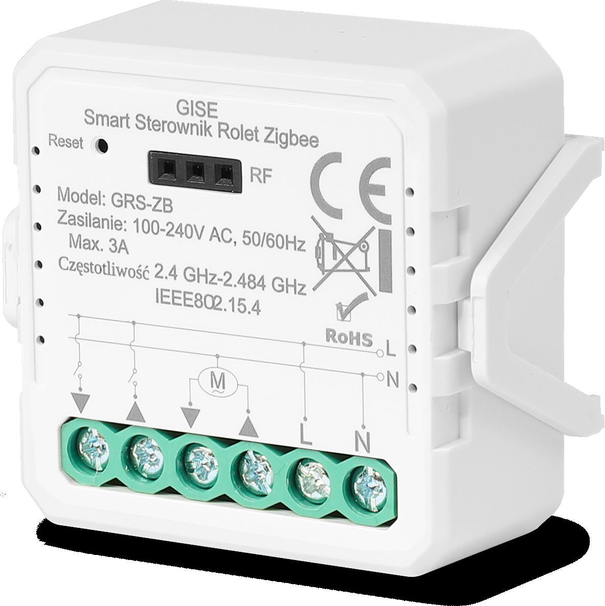 GISE Smart Sterownik roletowy Zigbee | Tuya | GRS-ZB