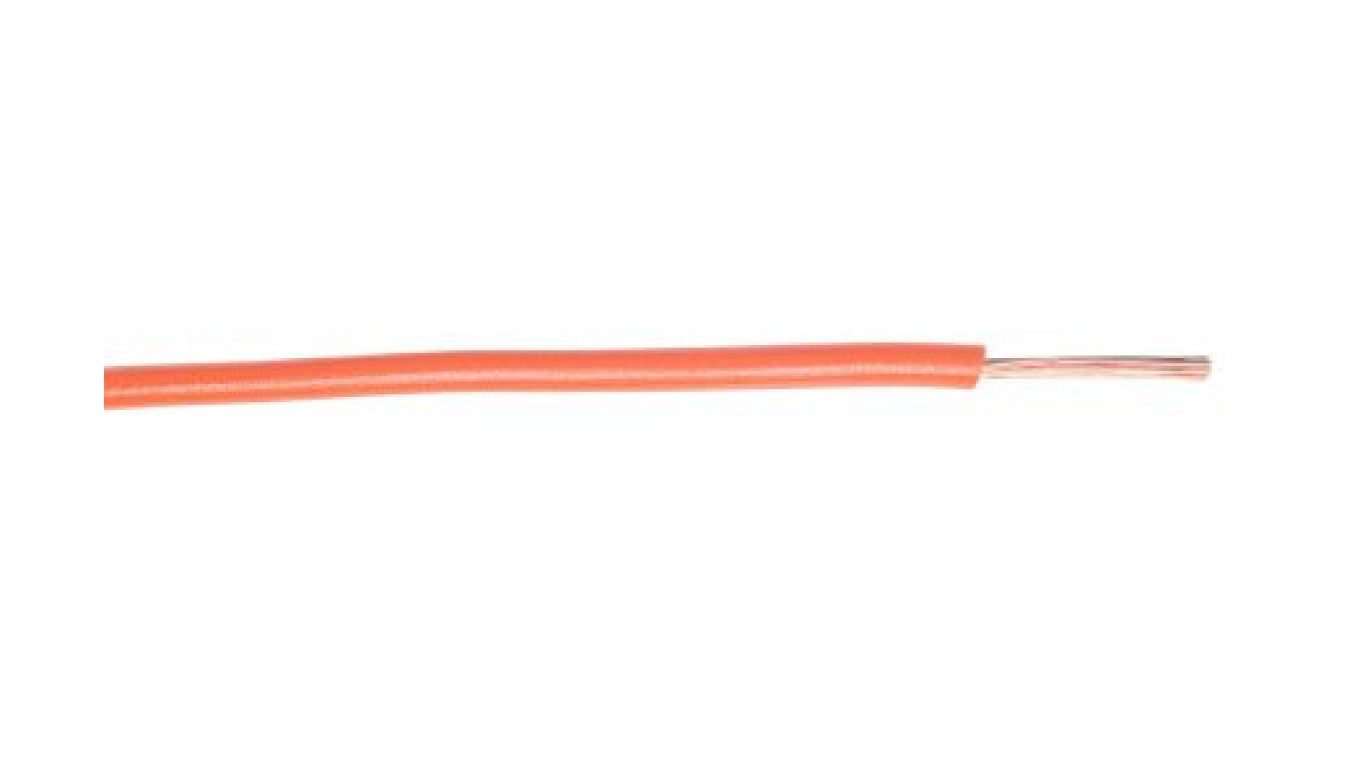Przewód jednożyłowy linkowy, 2,5 mm², 14 AWG, PVC, 450/750 V, Pomarańczowy, dł. 100m, RS PRO