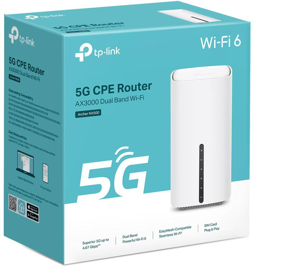 ROUTER TP-LINK Archer NX500 5G, AX3000