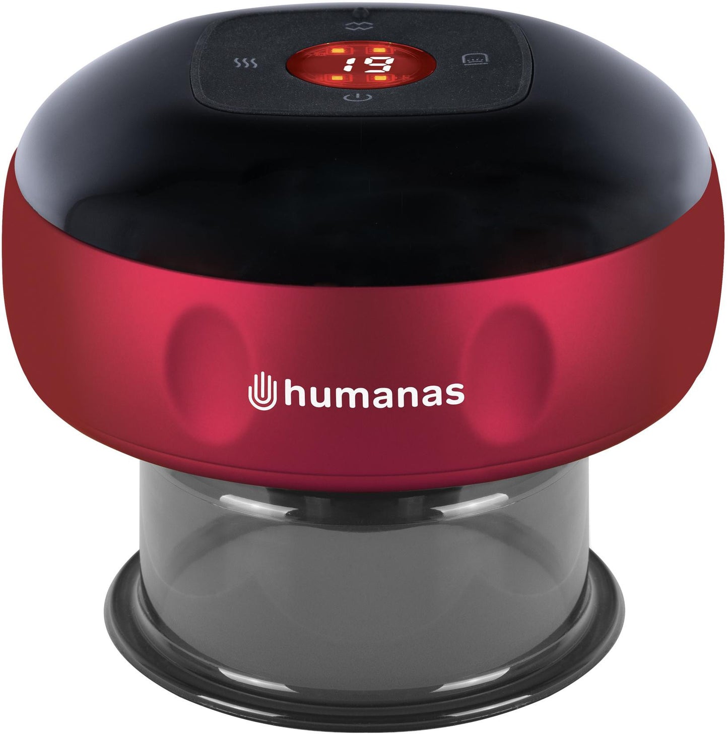 Bańka chińska elektroniczna Humanas BB01 Plus - czerwona