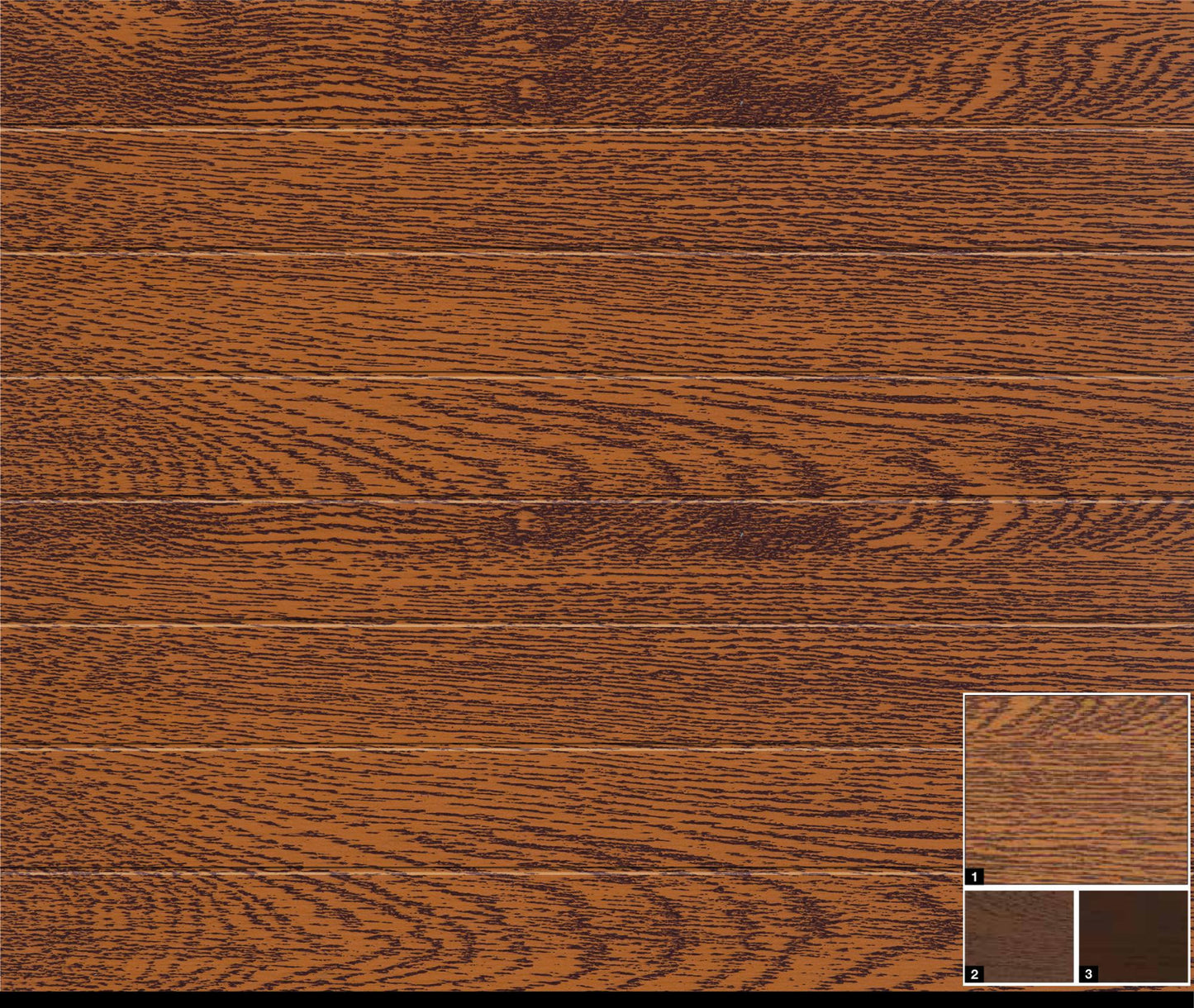 Brama garażowa Renomatic/Hormann 2500x2125mm (z napędem i szyną) - przetłoczenia M Decocolor