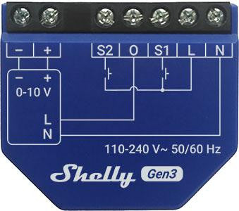 Shelly Dimmer 0/1-10V PM Gen3