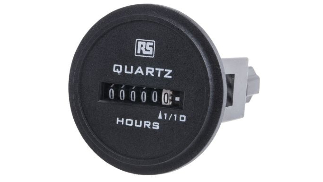 Licznik godzin Analogowa 6-cyfrowy 4 → 30 V AC/DC RS PRO
