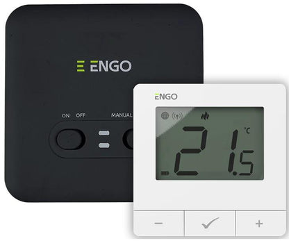 ENGO Controls E20i-W - Internetowy, bezprzewodowyregulator temperatury, Wi-Fi, biały