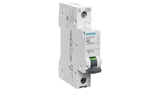 Wyłącznik nadprądowy 1P B 20A 6kA AC SENTRON 5SL6120-6
