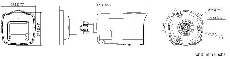 KAMERA IP HIKVISION DS-2CD1083G2-LIUF/SL 2.8mm PL