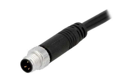 Złącze M8, męskie, PIN:4, wtyk, proste, 30V 8-04AMMM-SL7A05