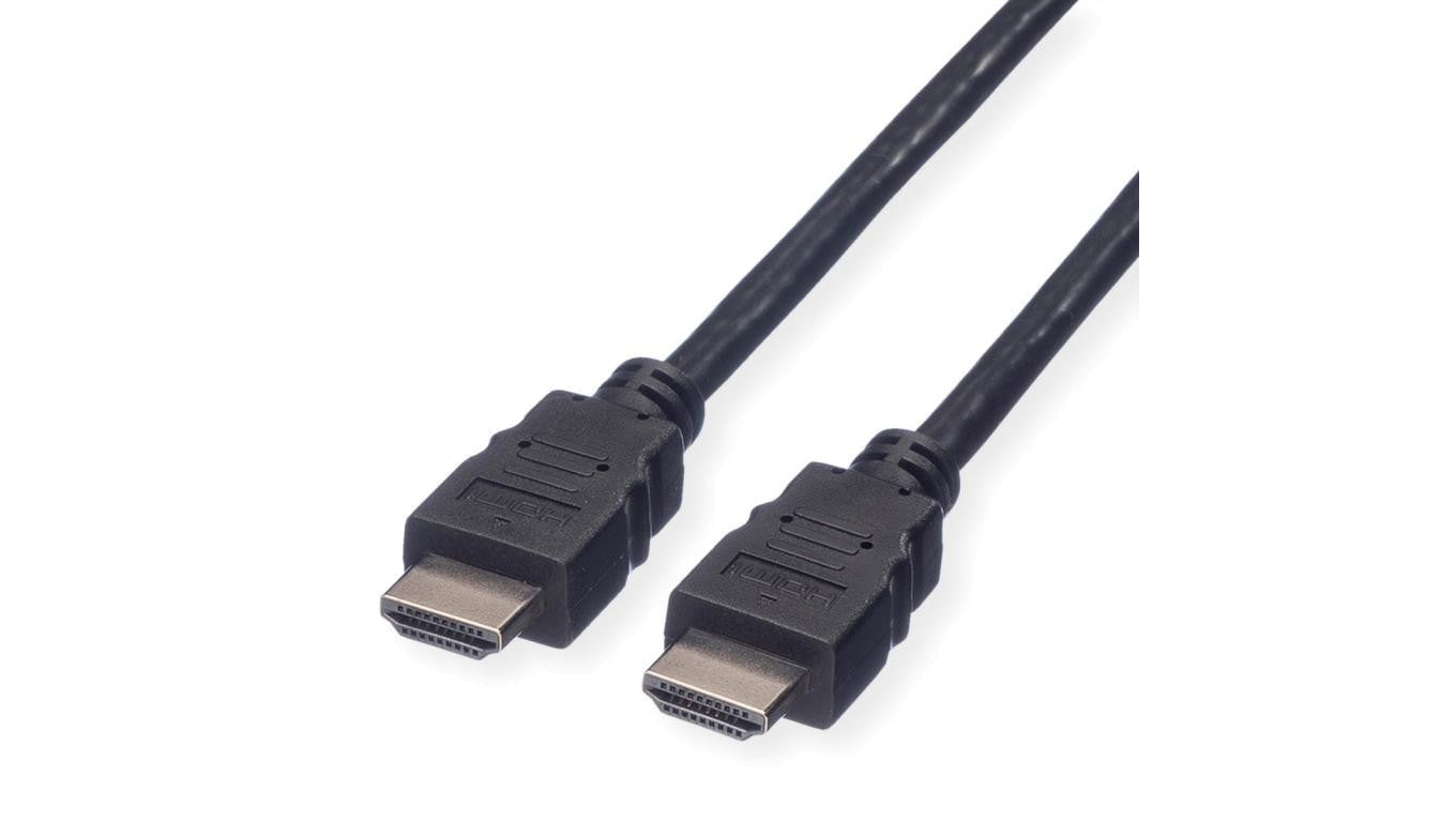 VALUE kabel do monitora HDMI High Speed, M/M, zwart, 15 m