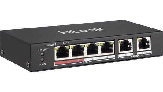 Switch PoE Hilook by Hikvision SW-06-POE 6-PORTOWY