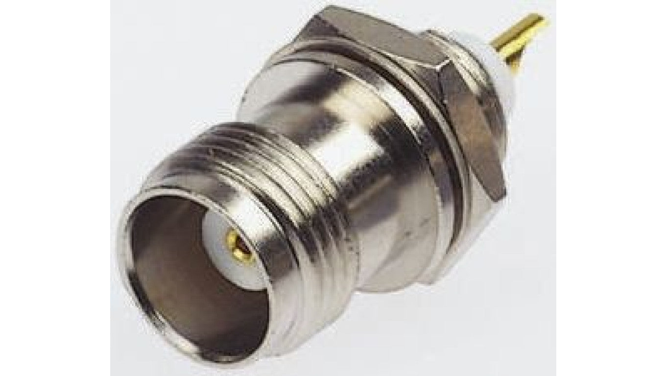 Złącze koncentryczne, 50, 0 to 11GHz, Żeński, Lutowane, Montaż na panelu +165C -65C