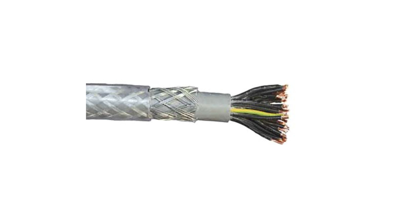Kabel sterowniczy SY 25 rdzeniowy , Ekranowany, izolacja Polichlorek winylu PVC, D 16.3mm , 50m