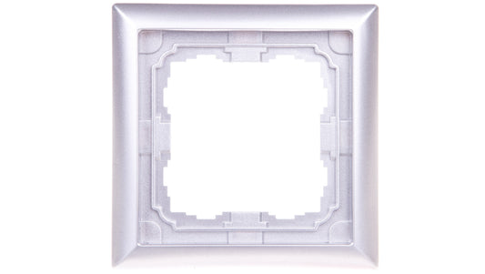 KOS66 Ramka pojedyncza aluminium 664081
