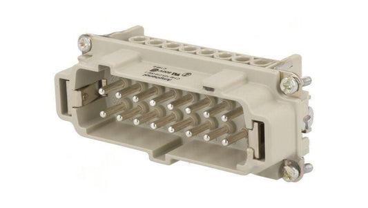 Złącze HDC wkładka stykowa męskie 16A 500V -PIN 16 16+PE C14610A0160021