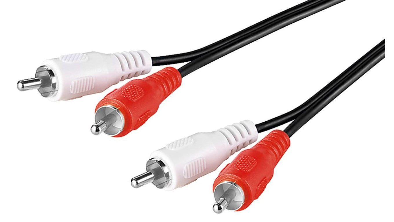 Kabel łączący stereo 2 x cinch - Długość kabla 10 m