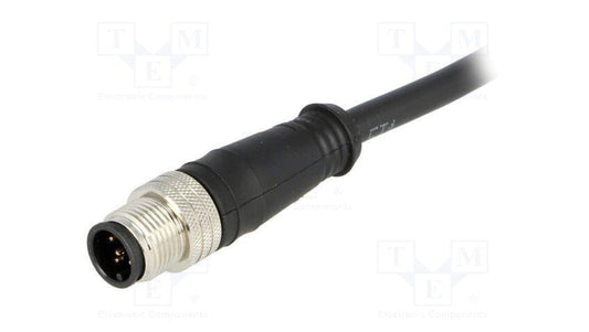 Złącze M12 wtyk męskie Micro-Change PIN 5 proste 4A 60V IP67 120006-1345