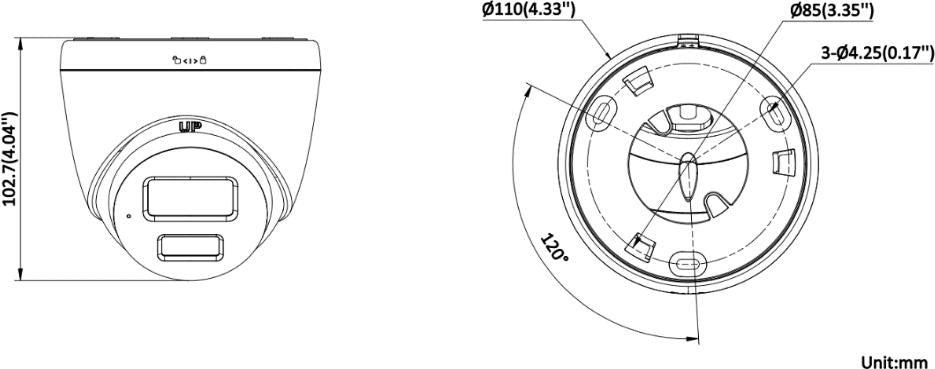 Kamera IP Hikvision DS-2CD1383G2-LIUF/SL 4mm PL