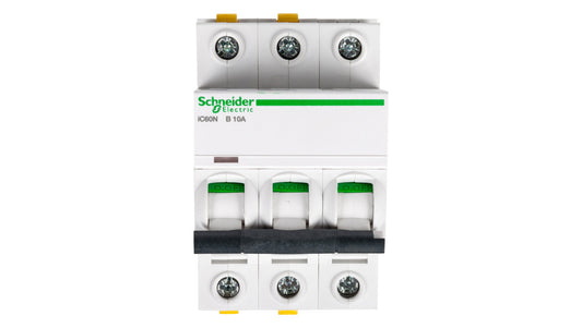 Wyłącznik nadprądowy 3P B 10A 6kA AC iC60N-B10-3 Acti9 A9F03310