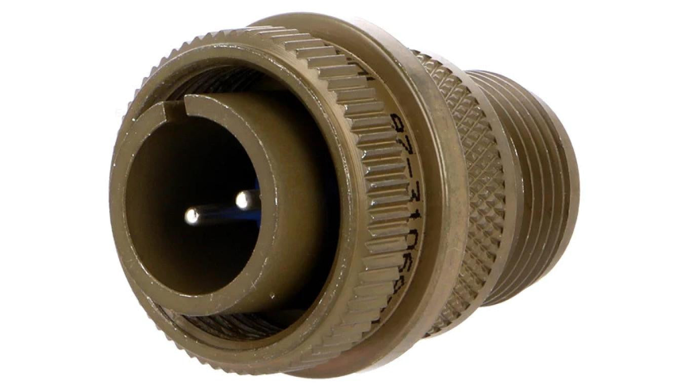 Złącze okrągłe rozmiar 14S 97 stop aluminium 97-3106A-14S-9P