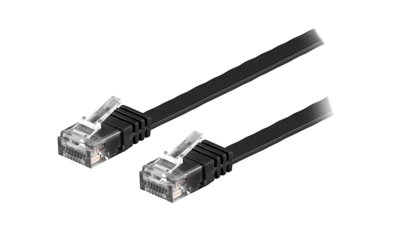 Patch cord U/UTP 6 linka Cu PVC czarny 15m 32AWG 95383