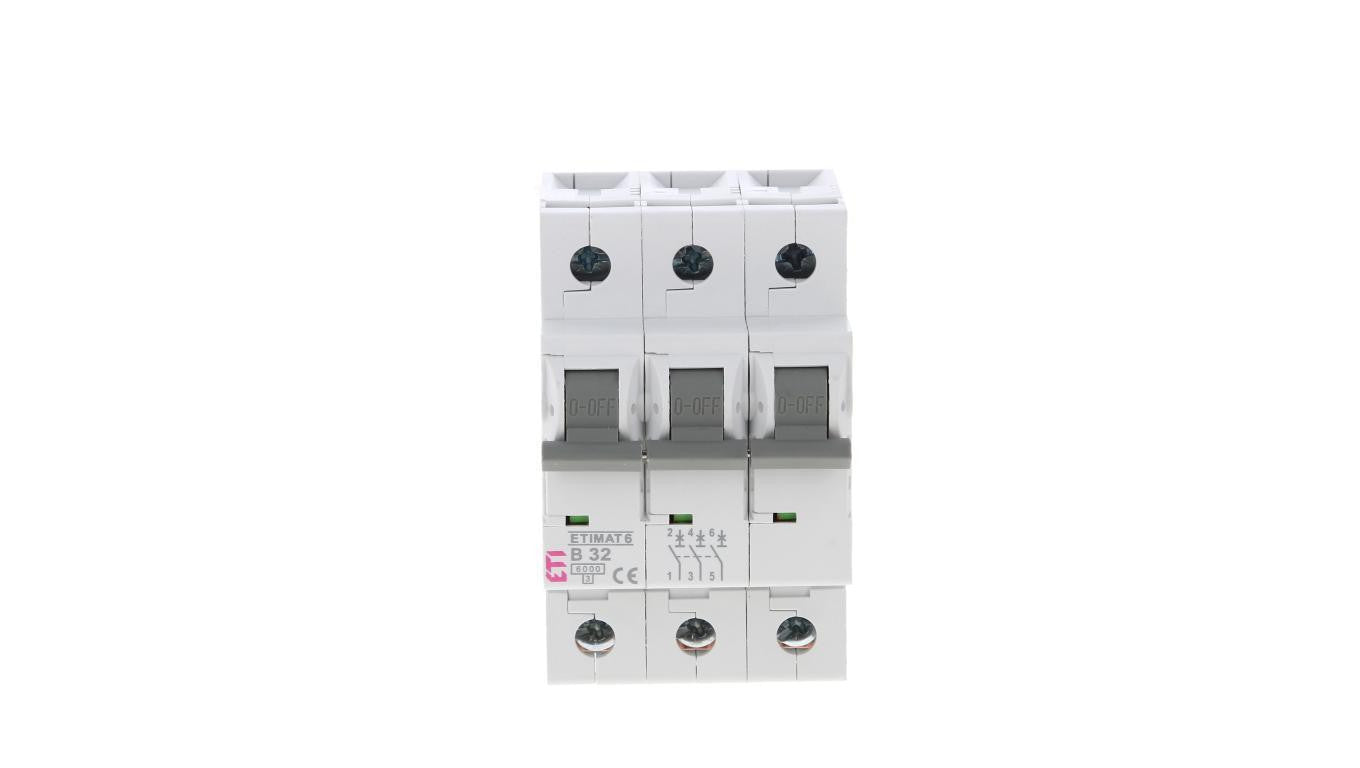 Wyłącznik nadprądowy 3P B 32A 6kA AC ETIMAT 6 002115519