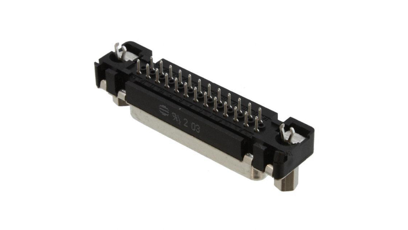 D-Sub PIN: 25 gniazdo żeńskie proste THT UNC 4-40 09663516513