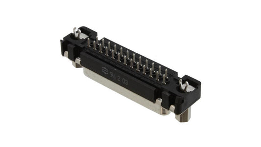 D-Sub PIN: 25 gniazdo żeńskie proste THT UNC 4-40 09663516513