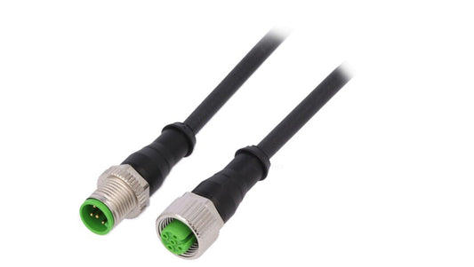 Konektor M12 męski prosty - M12 żeński prosty 5-PIN 7000-40041-6350030